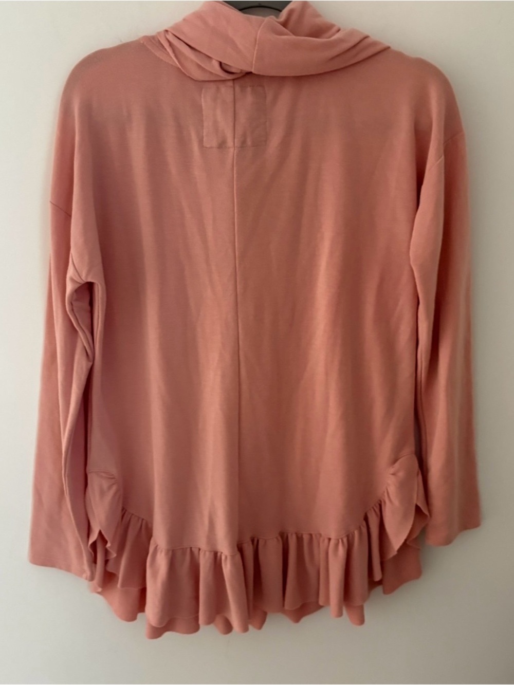 Cupio long sleeve cowl neck relaxed-fit tunic blend viscose polyester spandex - Picture 2 of 5